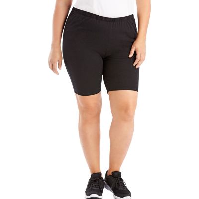 Just My Size Women's Plus-Size Stretch Jersey Bike Short Style